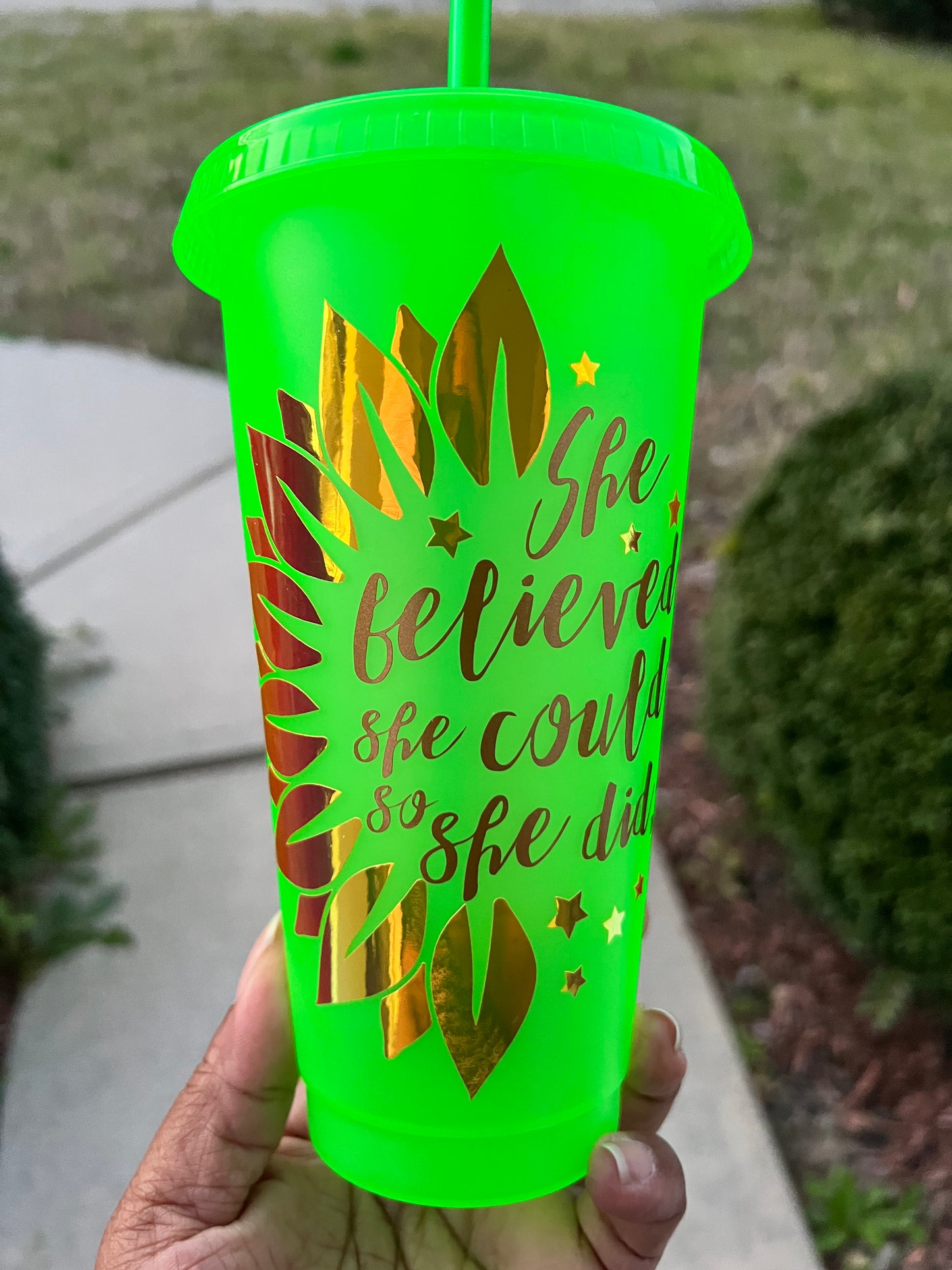 She Believed She Could Cup